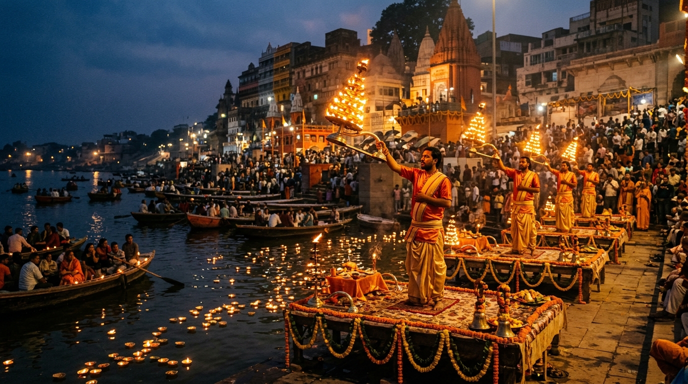 Dashashwamedh Evening Ganga Aarti Varanasi